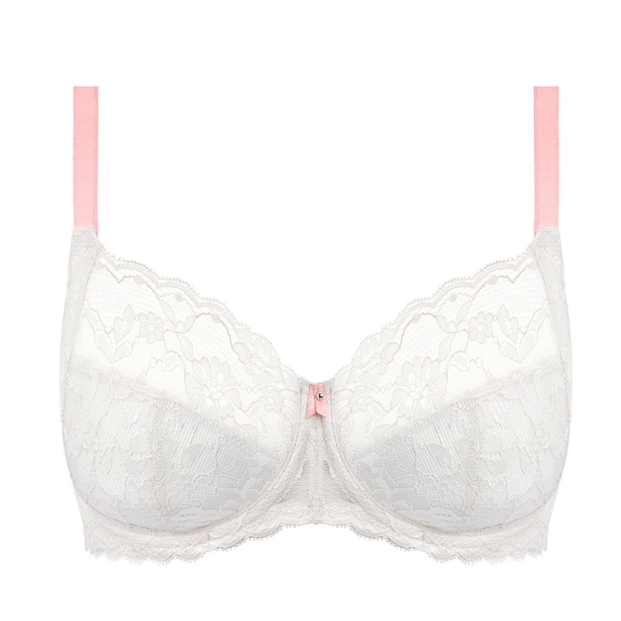 Offbeat Ovadderad Balconette Bh White