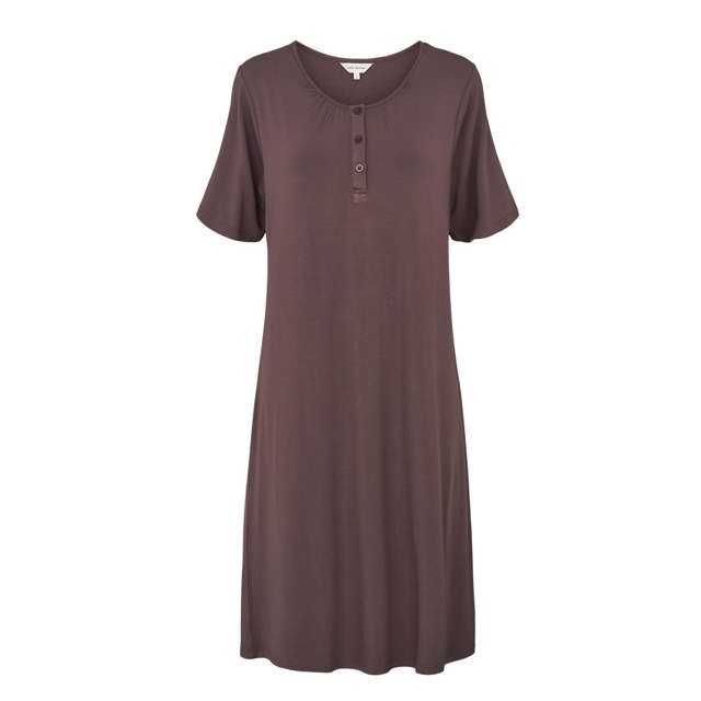 Nattlinne Bambu Kort Ärm Coffee Bean