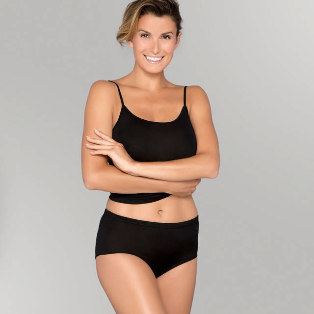 Silk Jersey Miditrosa Black