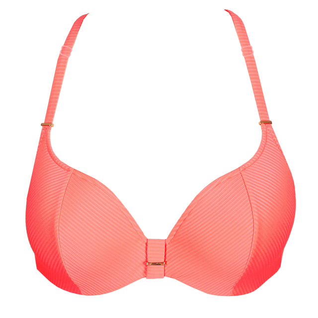 Cassie Bikini-bh Hjärtformad Neon Fiesta
