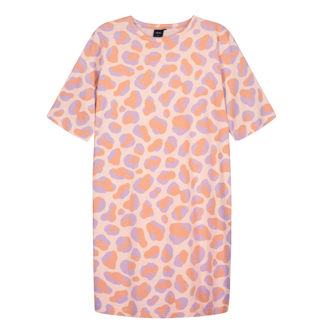 Pantteri Nattlinne Kort Ärm Rosa