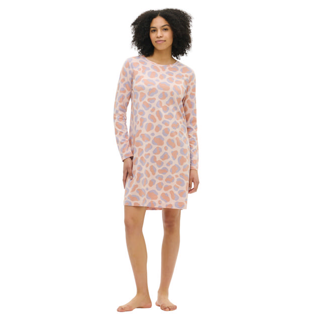 Pantteri Nattlinne Lång Ärm Rosa