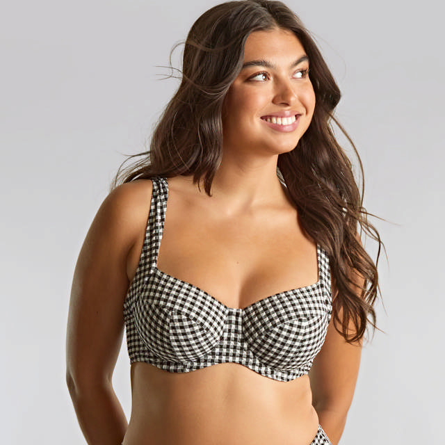 Olivia Bikini-Bh Helkupa Med Bygel Gingham