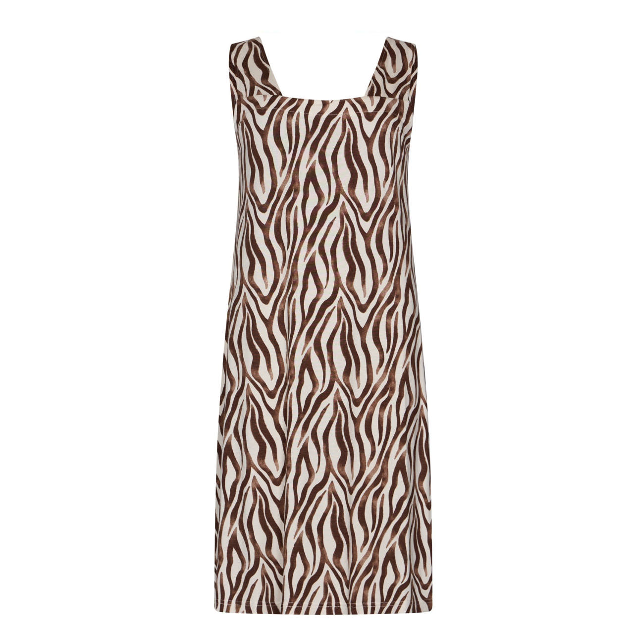 Klänning Utan Ärm Dark Brown