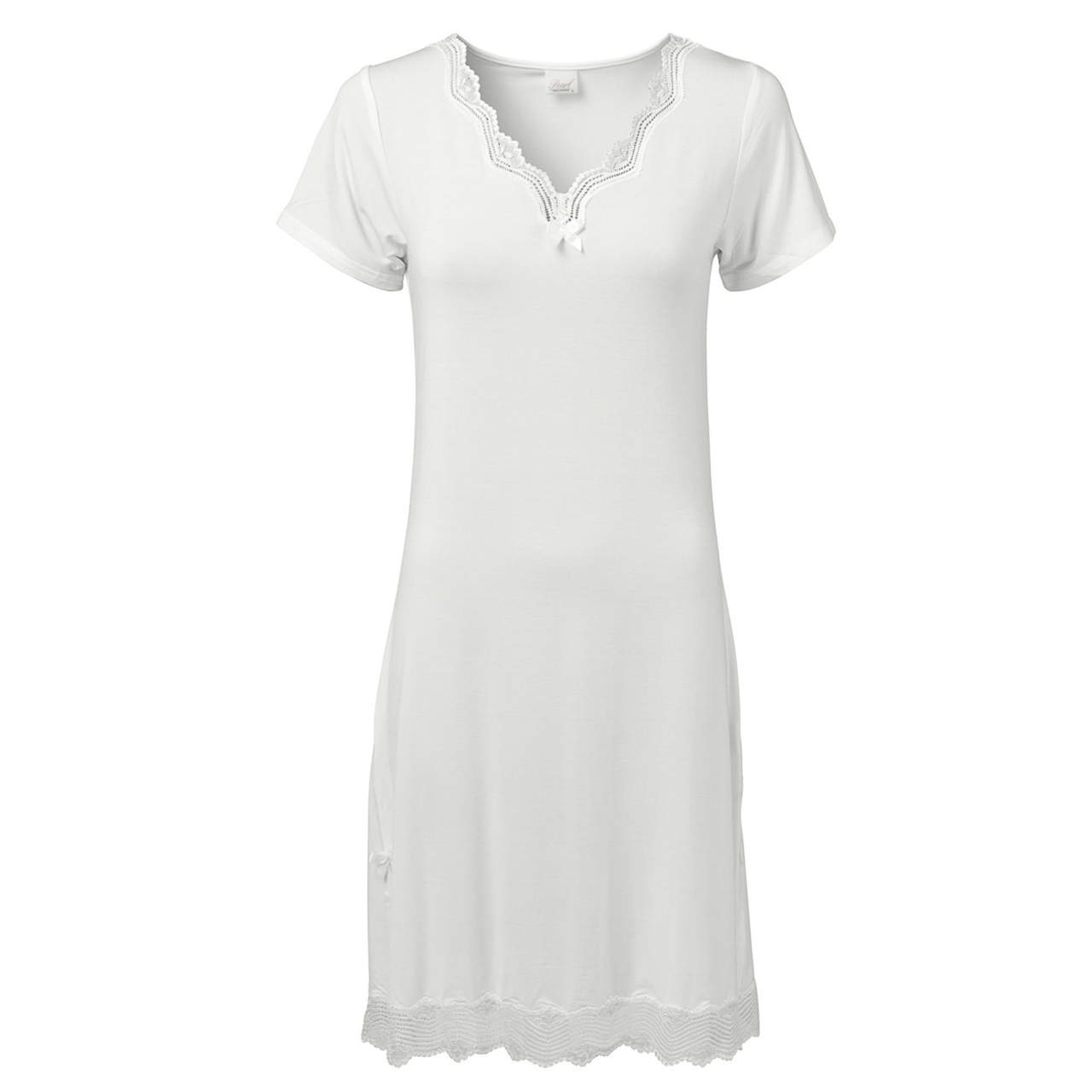 Celine Nattlinne Kort Ärm Off-White