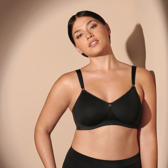 Claire Comfort Spacer bh utan bygel Black