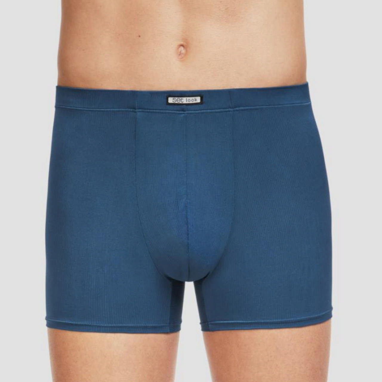 Herr Boxer Microfiber Ottoman Ocean