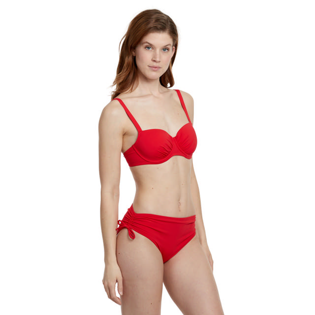 Color up your life Bikinitrosa Midi med knyt Red