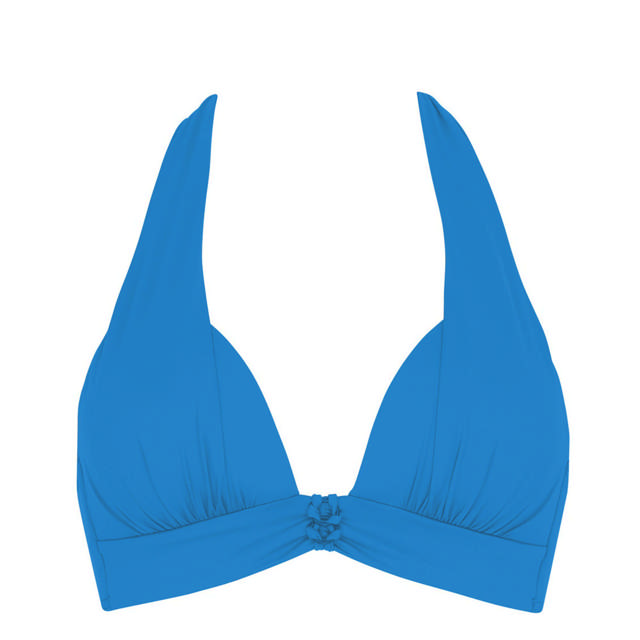 Color up your life bikinitopp halterneck Light Blue
