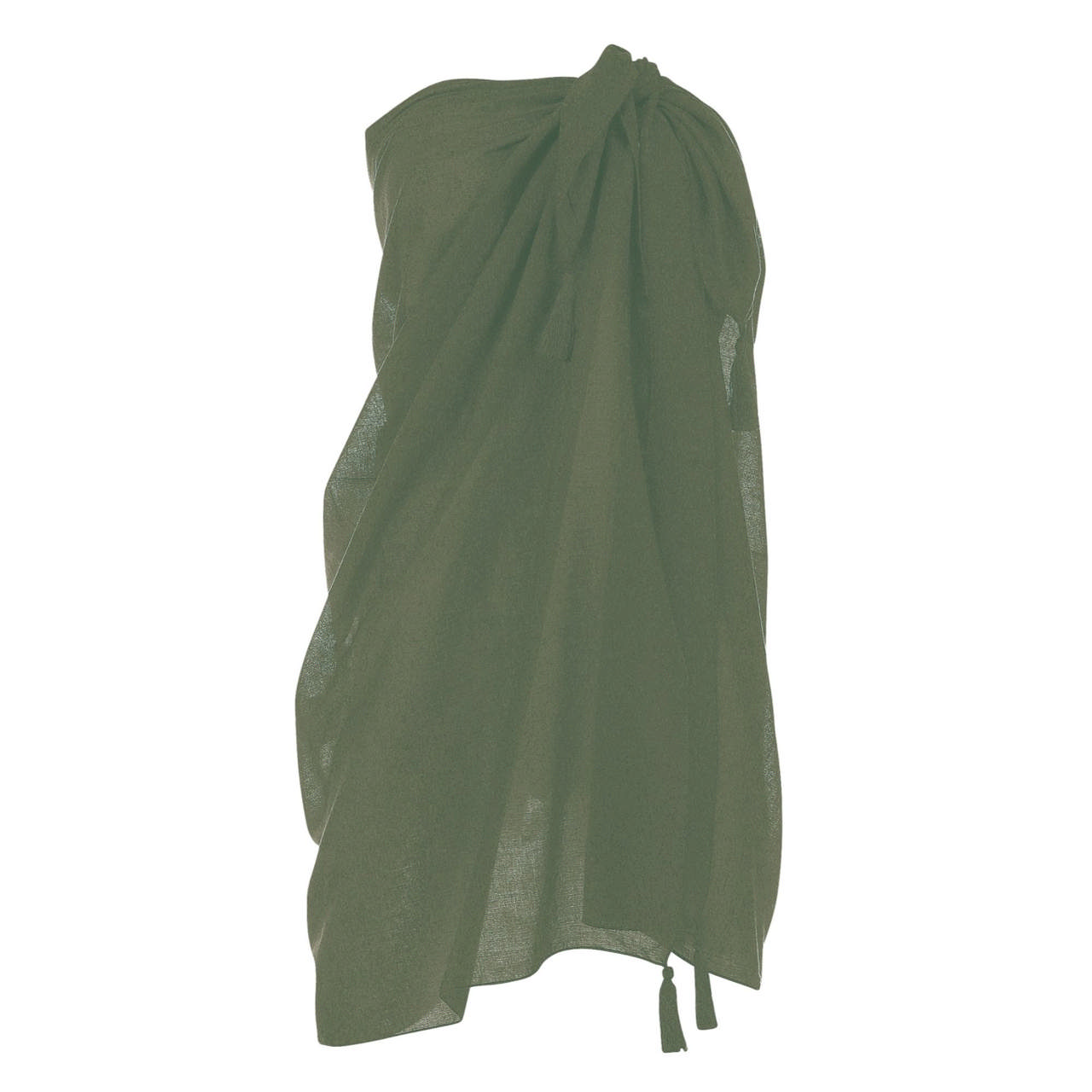 Pareo Bomull Bottle Green One size