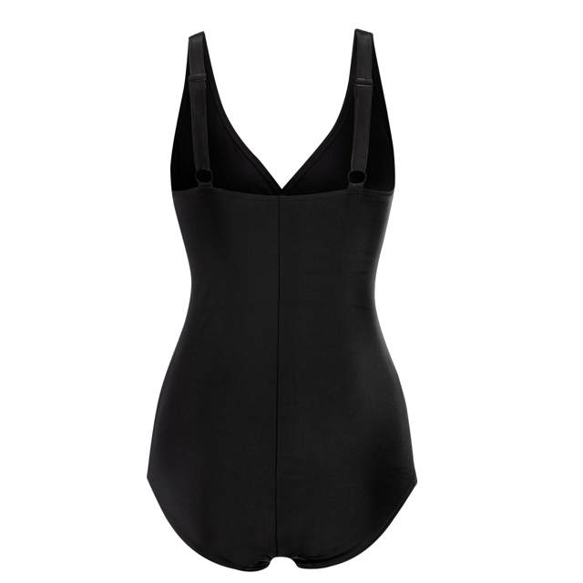 Madeira Baddräkt Klorresistent Black White