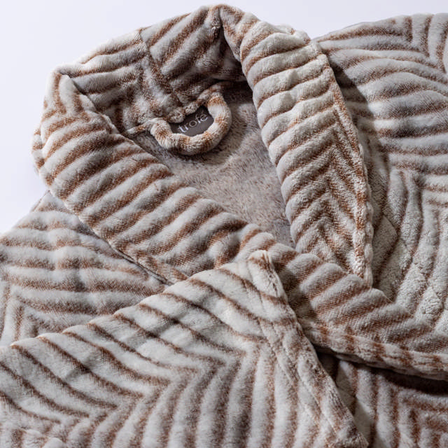 Morgonrock Fleece Brown