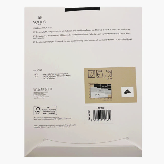 Sensual Touch Strumpbyxa 20 Den Black