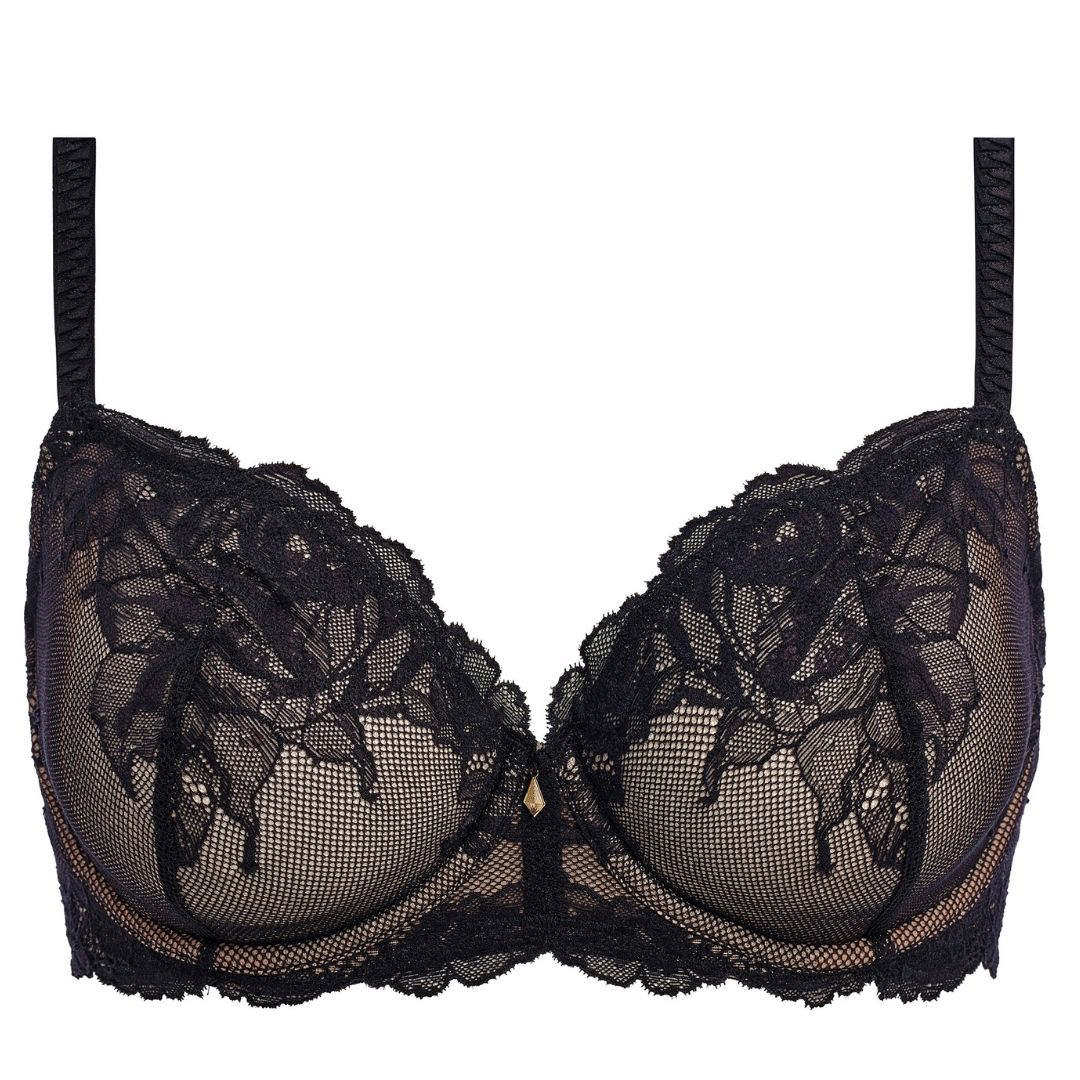 Vivid Attraction Ovadderad Bh Black