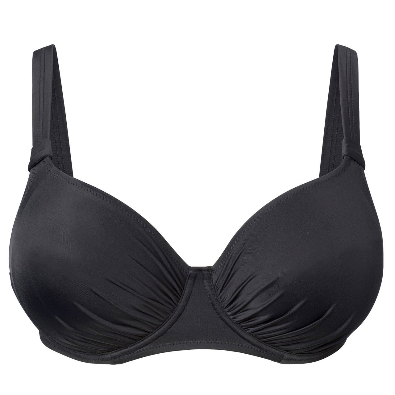 Full cup bikini top Black