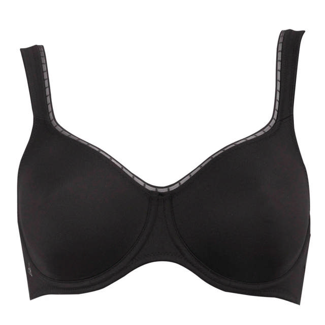 Twin Firm Minimizer Ovadderad Bh Black