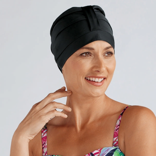 Badmössa Swim Cap Svart One size