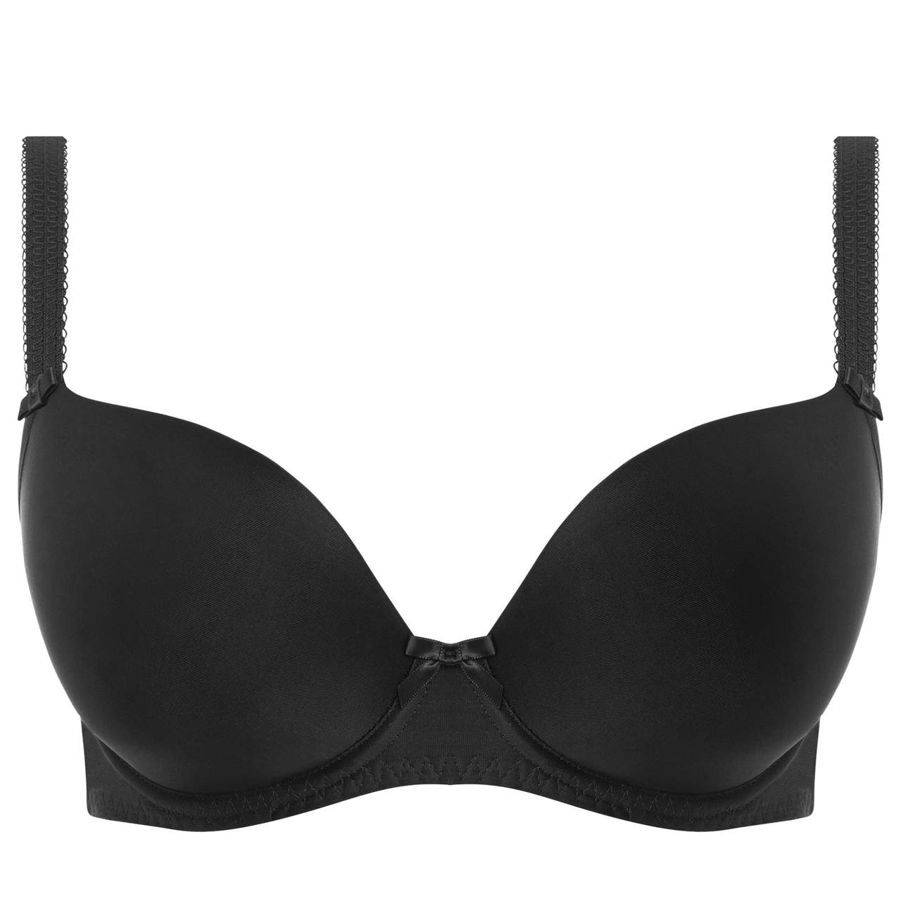 Deco Plunge T-shirt Bh Black