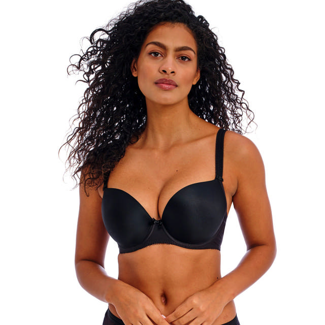 Deco Plunge T-shirt Bh Black