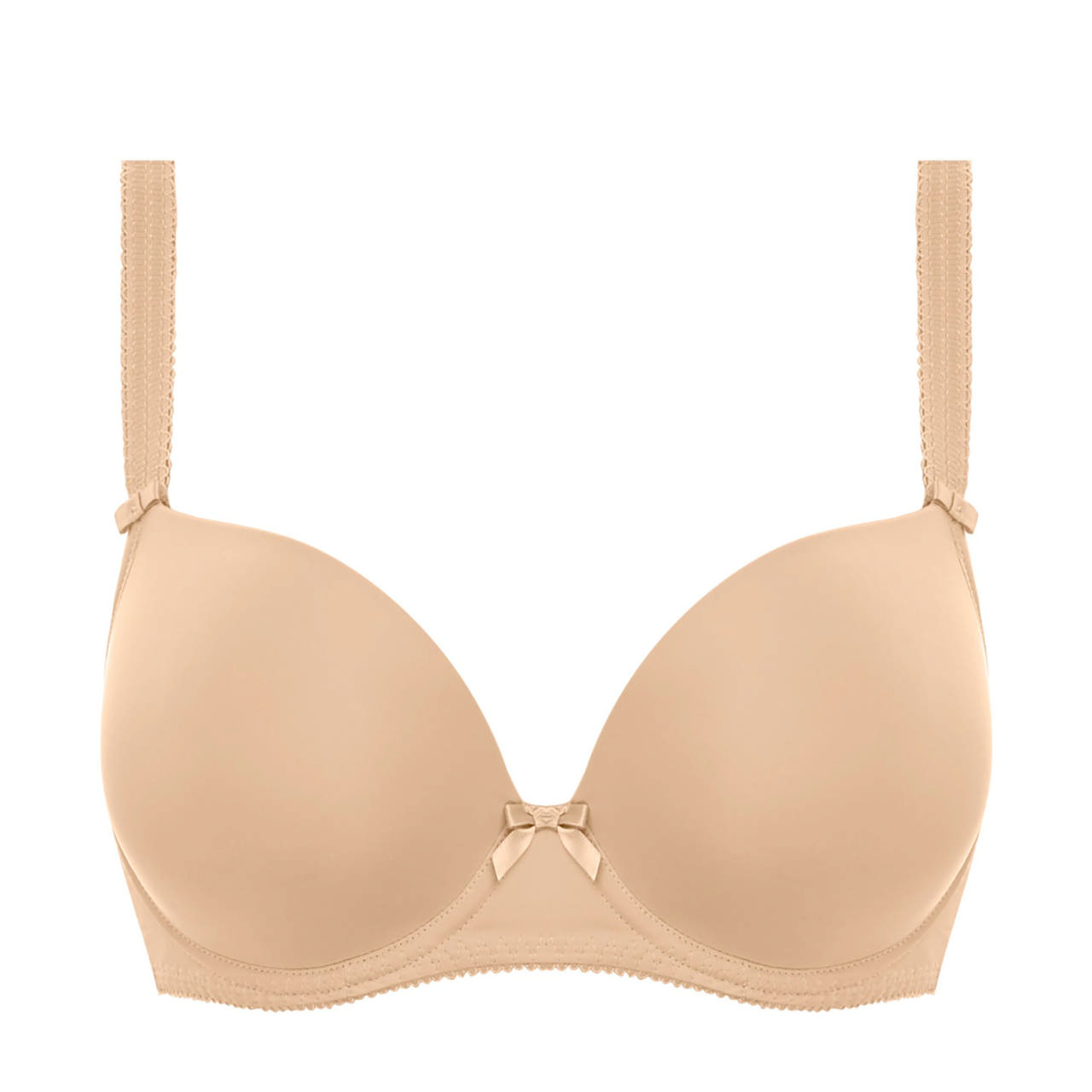 Deco Plunge T-shirt Bh Nude