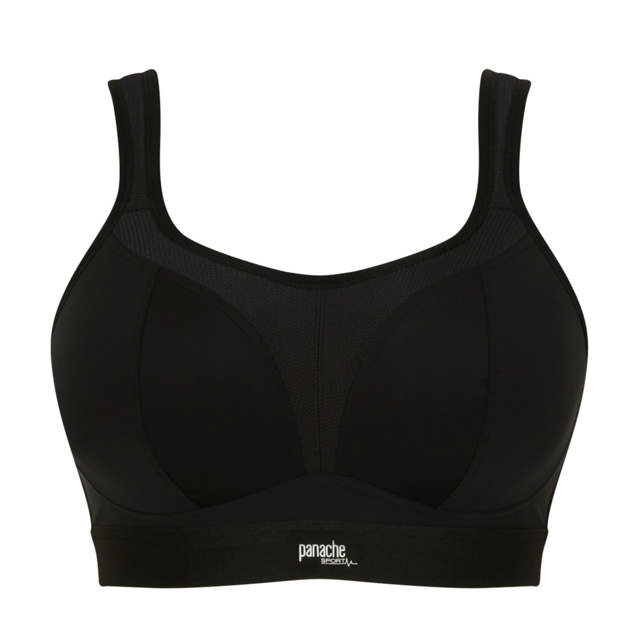 Sport-bh utan bygel Black