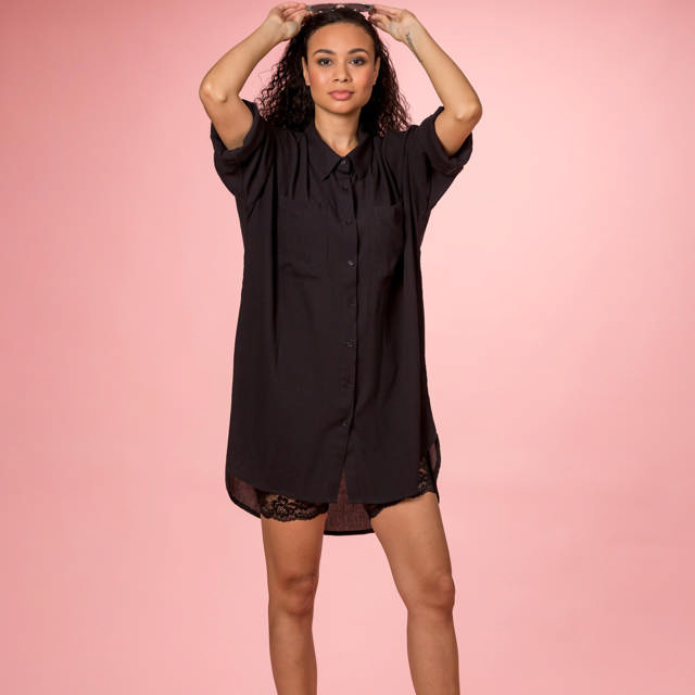 Lårband Spets Black