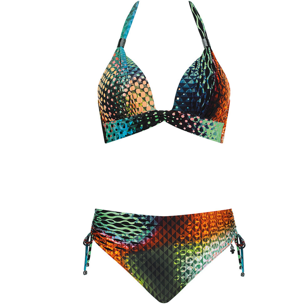 Bikini-set Vadderad Black Multi
